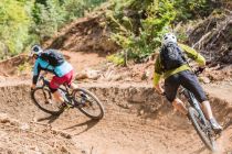 Unterwegs auf dem Alban Lakata Trail in Lienz.  • © TVB Osttirol, Ronald Kalchhauser